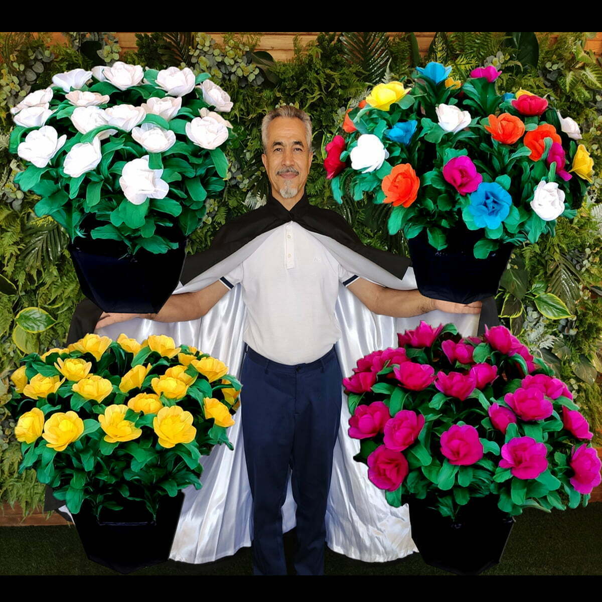 Flower Pots from Cape (4 Flower Pots) Tora Magic Co.